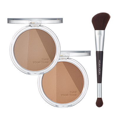 Tone tuning shading 02warm grown (Brush SET) 9.5g