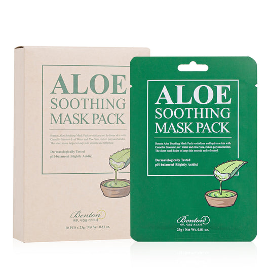 ALOE SOOTHING MASK PACK [1BOX] 23g x 10매