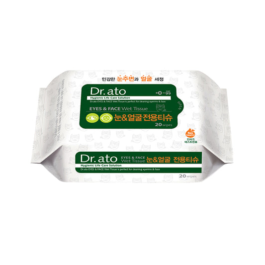 Dr.ato)Eyes & Face Wet Tissue 20p