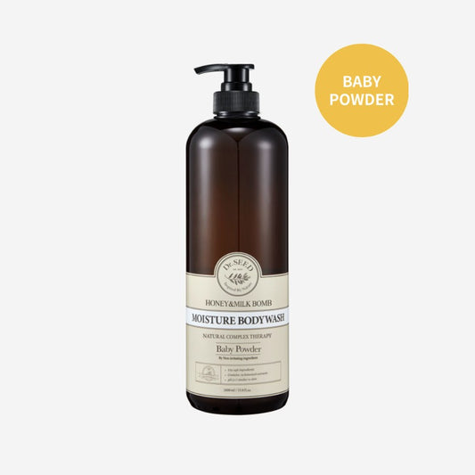 Dr.SEED Honey & Milk Bomb Moisture Body Wash baby powder 1000ml