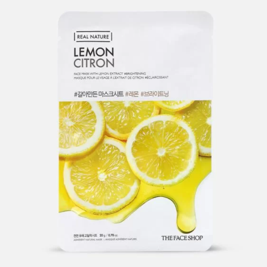 Real Nature.Lemon Face Mask 20g