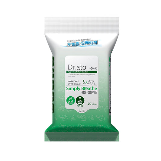 Dr.ato)Simply Breathe Nose Care Wet Tissue 20p
