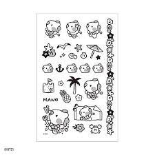 BT21 MININI TATOO STICKER SUMMER SKY MANG