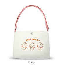BT21 MININI CANVAS BAG AND POUCH CROSS BAG COOKY