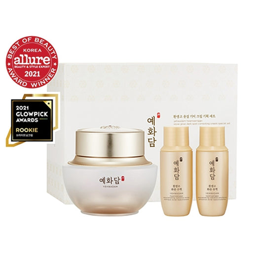 Yehwadam Hwansaenggo Snow Glow Dark Spot Correcting Cream Special Set