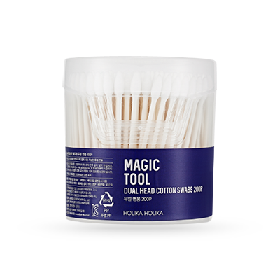 MAGIC TOOL PREMIUM DUAL HEAD COTTON SWABS 200P