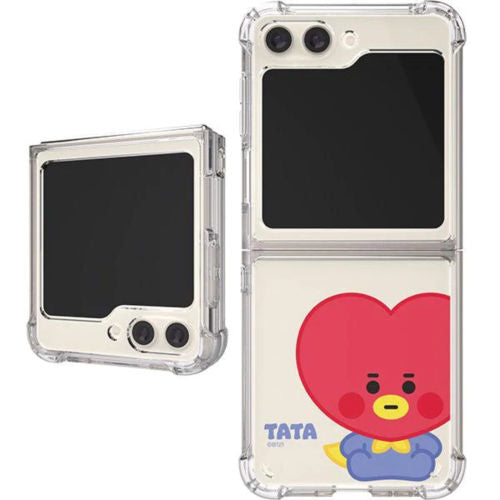 BT21 BABY GALAXY Z FLIP5 CLEAR AIR CUSHION REINFORCED CASE TATA