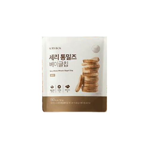 sery whole wheats bagel chip plain 50g