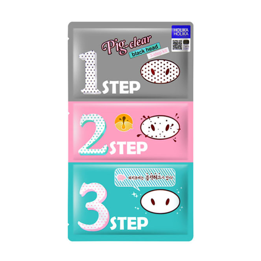 HOLIKA HOLIKA Pig Clear Blackhead 3-Step Kit 7g*5ea