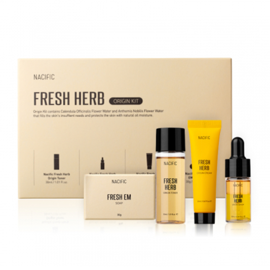 NACIFIC Fresh Herb Origin Kit Toner30ml+Serum10ml+Cream20ml+Soap30g