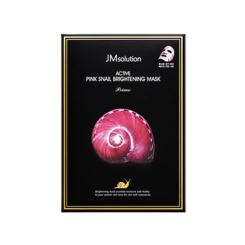 JM SOLUTION Active Pink Snajl Brightening Mask 30ml*10ea