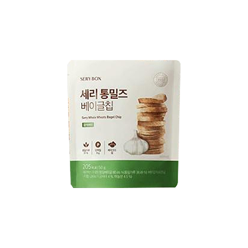 sery whole wheats bagel chip Garlic Butter 50g