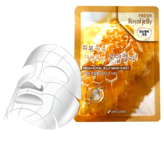 3W Clinic Fresh Royal Jelly Mask Sheet 23ml