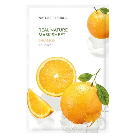 Real Nature Mask Sheet 23ml #Orange