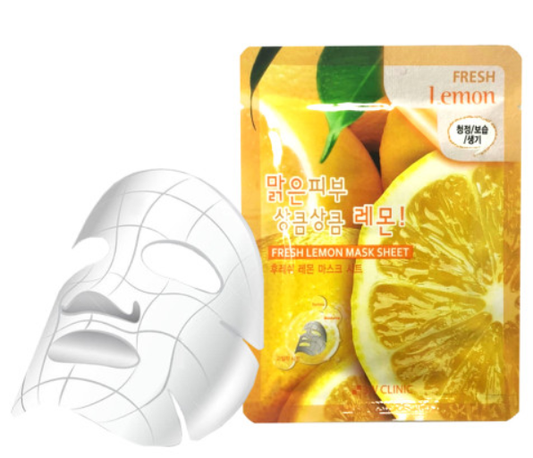 3W Clinic Fresh Lemon Mask Sheet 23ml