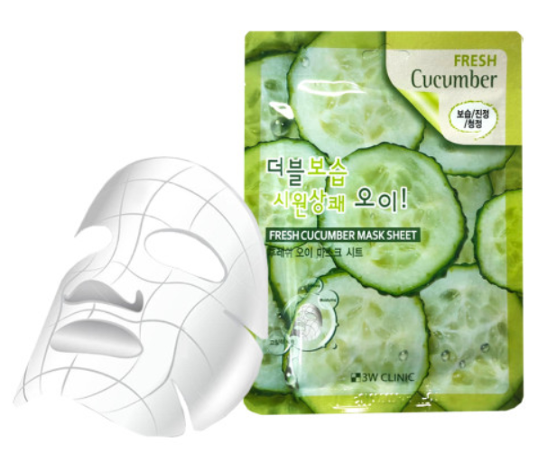 3W Clinic Fresh Cucumber Mask Sheet 23ml