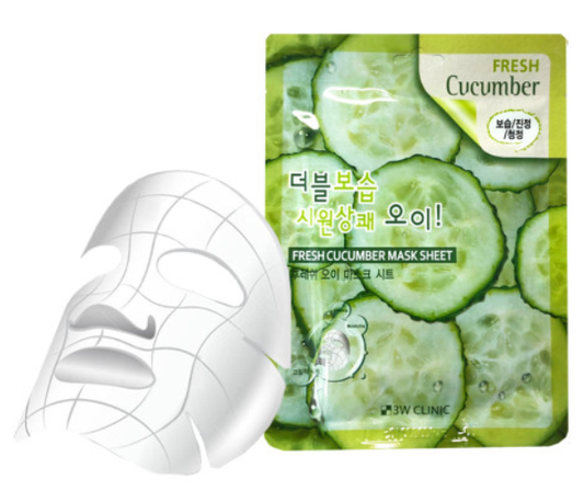 3W Clinic Fresh Cucumber Mask Sheet 23ml