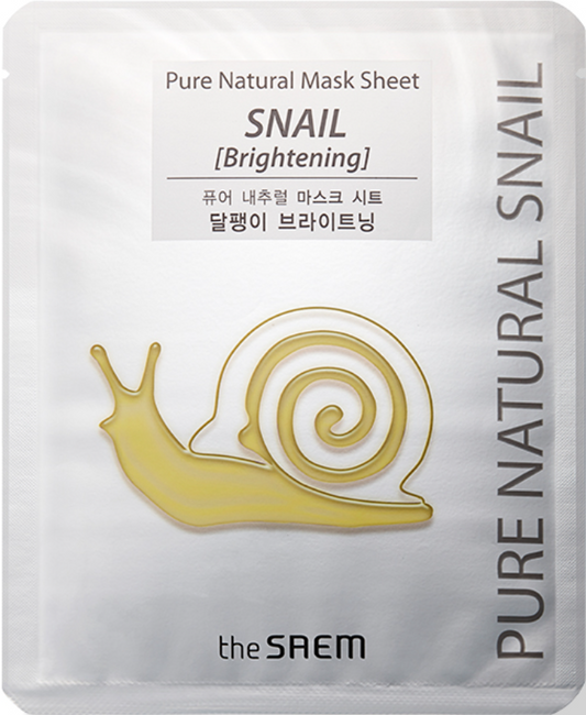 Pure Natural Mask Sheet (Snail Brightening) 20ml