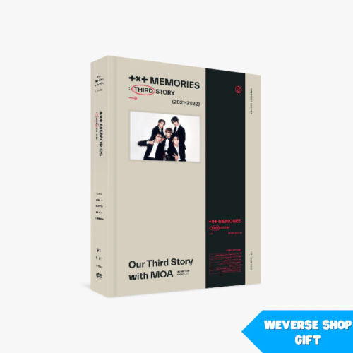 TXT - MEMORIES THIRD STORY DVD WEVERSE GIFT VER. Default Title