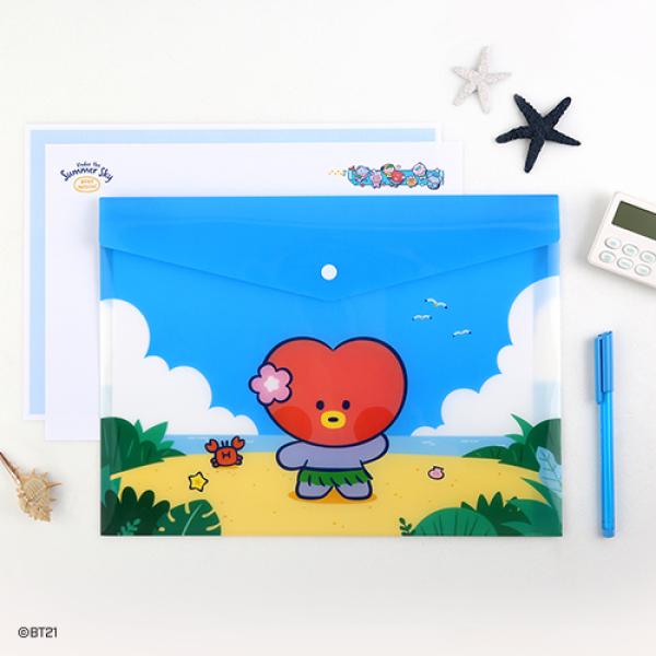 BT21 MININI PP FILE POCKET A4 VACANCE TATA