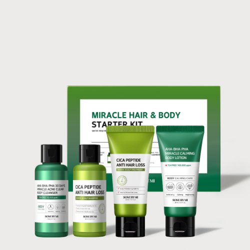 MIRACLE HAIR & BODY STARTER KIT(4components)