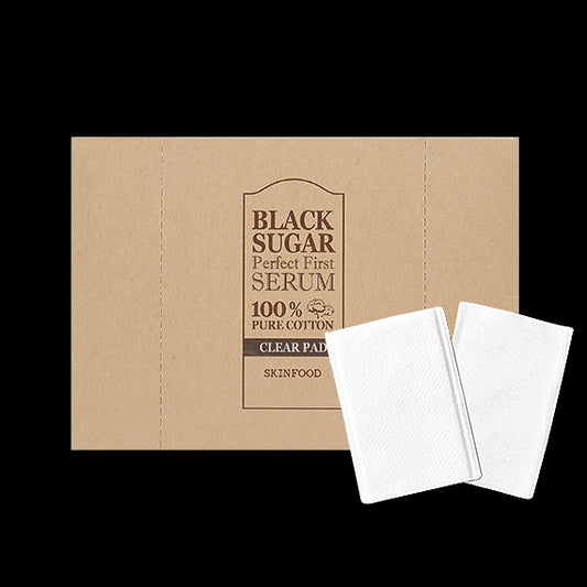 BLACK SUGAR PERFECT FIRST SERUM 100% PURE COTTON CLEAR PAD 60EA