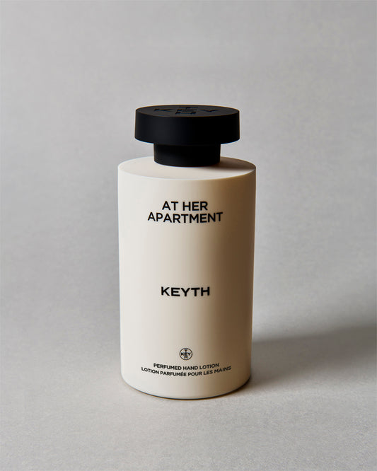 PERFUMED KEYTH HAND LOTION AT HER APARTMENT