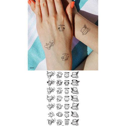 BT21 MININI TATOO STICKER SUMMER SKY DAILY