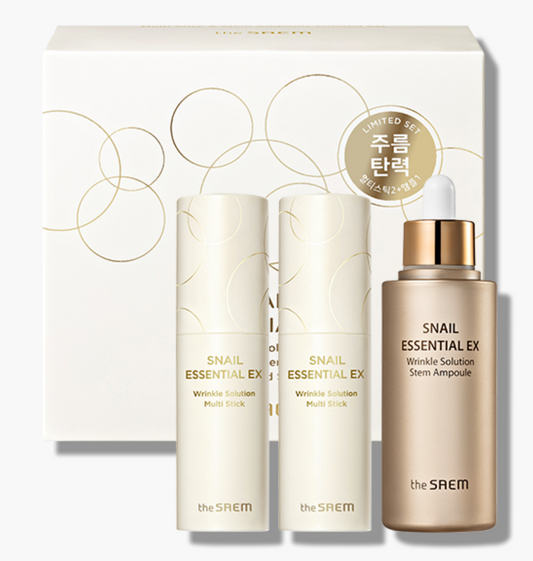 Snail Essential EX Wrinkle Solution Multi Stick & Stem Ampoule Limited Set