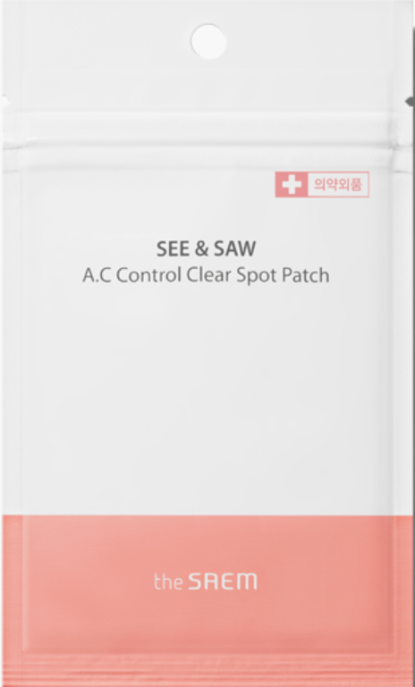 See & Saw  A.C Control Clear Spot Patch