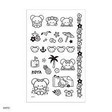BT21 MININI TATOO STICKER SUMMER SKY KOYA