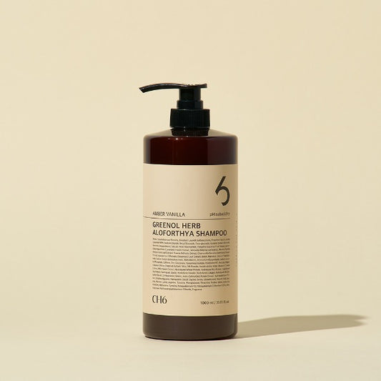 CH6 Greenol Herb Aloforthya Shampoo_Amber vanilla