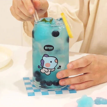 BT21 MININI GLASS CUP MANG