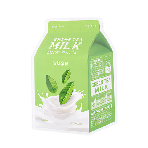 APIEU Milk Sheet Mask Green Tea