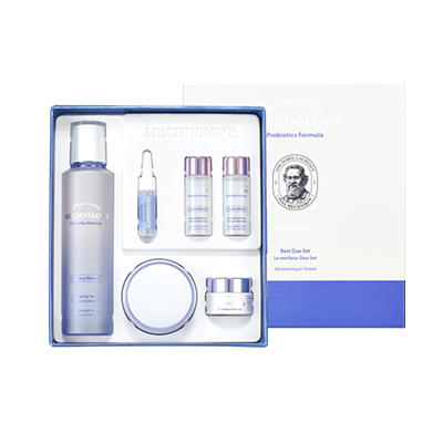 Mechnikov Probiotics Formula Best Duo Set(Toner 133ml + Cream 55ml + Toner 20ml *2 + Cream 10ml)
