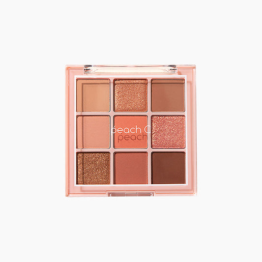 Peach C Soft Mood Eyeshadow Palette #Soft Coral