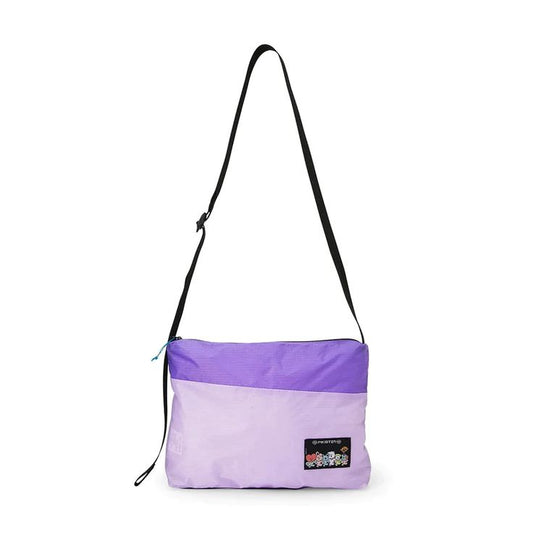 RECYCLING & REBIRTH RE: BT21 WITH OVER LAB STANDARD CROSS BAG PURPLE