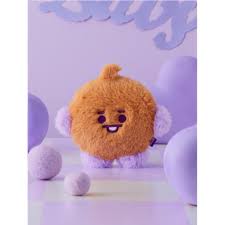 BT21 BABY FLAT FUR PURPLE HEART EDITION STANDING DOLL SHOOKY