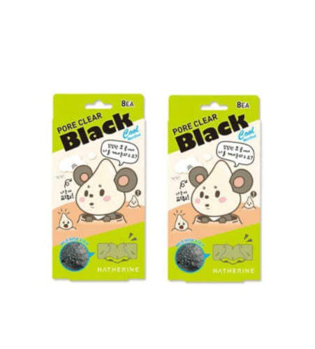 HATHERINE PORE CLEAR BLACK NOSE CLEASING STRIPS (8ea)
