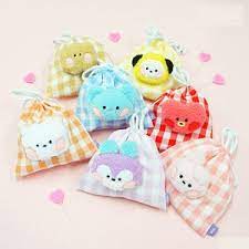 BT21 MININI FACE POUCH All 7 Characters