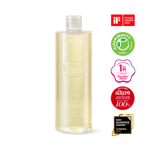 Wonder VeganLabel Ceramide Calming Toner 500ml