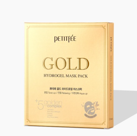 GOLD Hydrogel Mask Pack  1 pack(5ea)