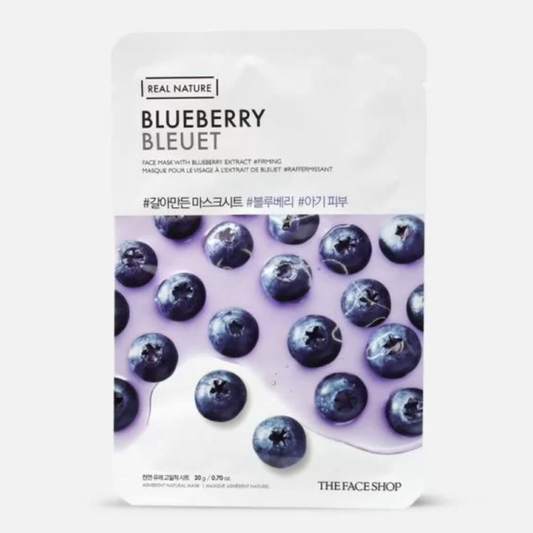 REAL NATURE.BLUEBERRY FACE MASK 20g