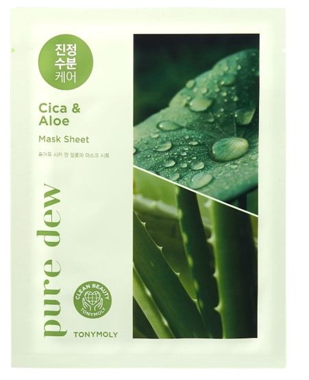 PURE DEW CICA ALOE CALMING MASK SHEET 23g