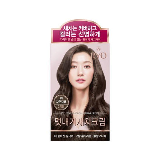 RYO Bright Color Hairdye Cream 5N (16g*3)+(24g*3)