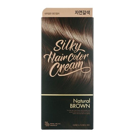STYLIST Silky HC Cream Natural Brown 201 60g+60g+10g