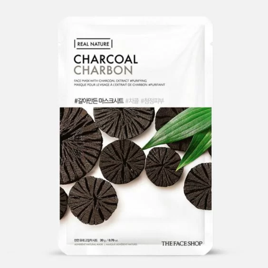 REAL NATURE.CHARCOAL FACE MASK 20g