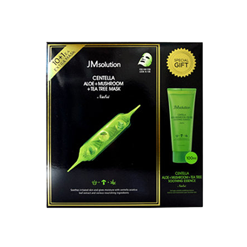 JMsolution Centella Aloe+Mushroom+Tea Tree Mask Nutri Set 30ml*11ea+100ml