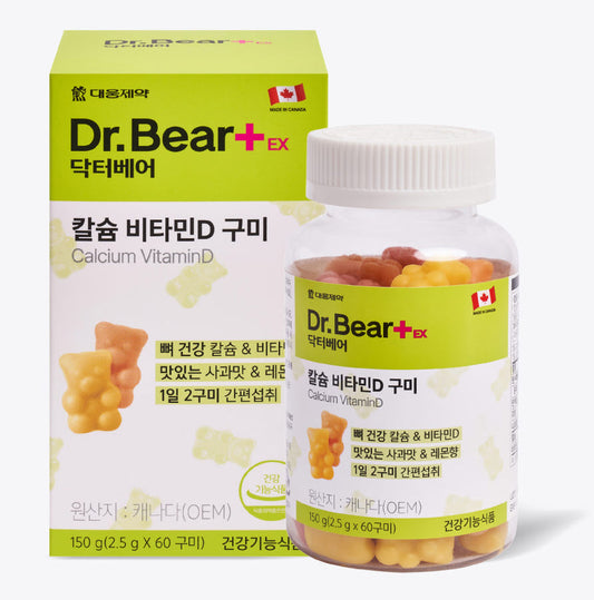 Dr.Bear EX Calcium VitaminD Gummy 60ea