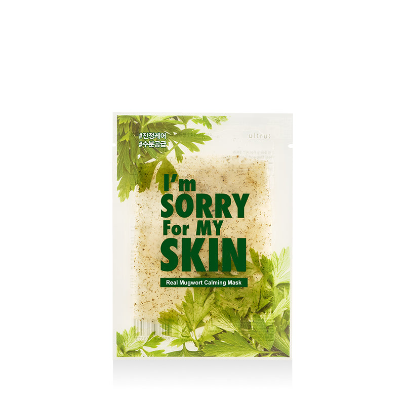 I'm Sorry for My Skin Real Mugwort Calming Mask